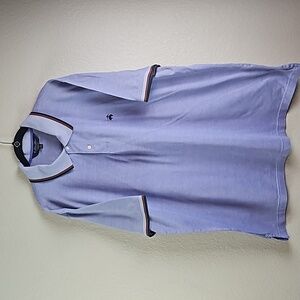 Brooks Brothers Men's Lavender Woven Original Fit Athleisure Golf Polo Sz XXL
